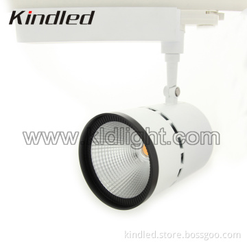 Bridgelux COB 56W LED Track Light/Track Spotlight-CE, RoHS, Angle Adjustable, 4 Wires 3 Circuits Adaptor